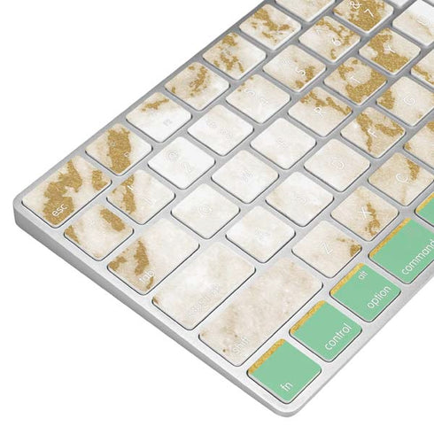 Pastel Marble Magic Keyboard Skin