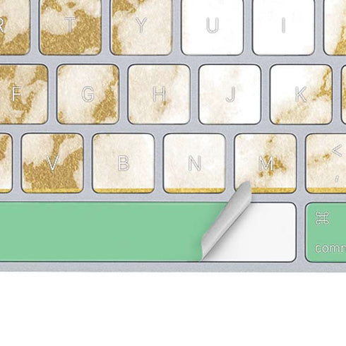 Pastel Marble Magic Keyboard Skin