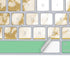 Pastel Marble Magic Keyboard Skin