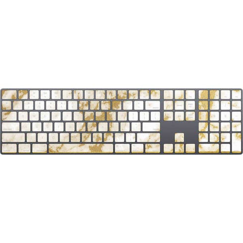 Pastel Marble Magic Keyboard with Numeric Keypad Skin