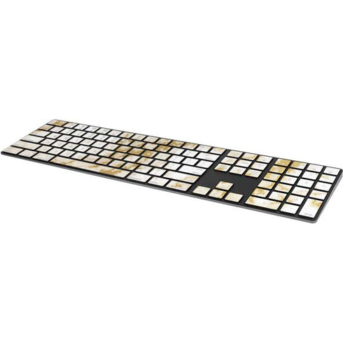 Pastel Marble Magic Keyboard with Numeric Keypad Skin
