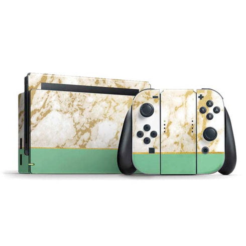 Pastel Marble Nintendo Switch Bundle Skin