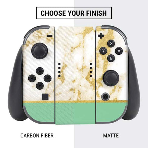 Pastel Marble Nintendo Switch Bundle Skin