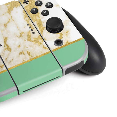 Pastel Marble Nintendo Switch OLED (2021) Skin