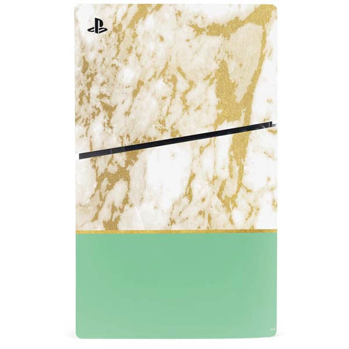 Pastel Marble PS5 Slim Digital Edition Bundle Skin