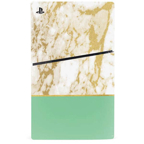 Pastel Marble PS5 Slim Digital Edition Console Skin