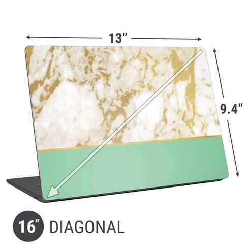 Pastel Marble Universal Laptop 16in (13 x 9.4in) Skin