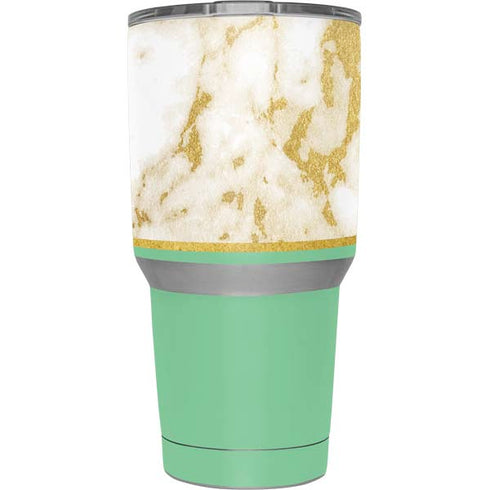 Pastel Marble Yeti 30oz Rambler Tumbler Skin