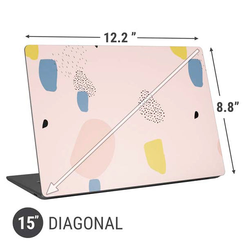 Pastel Polka Dot Universal Laptop 15in (12.2 x 8.8in) Skin