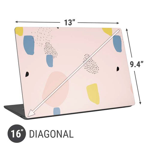 Pastel Polka Dot Universal Laptop 16in (13 x 9.4in) Skin