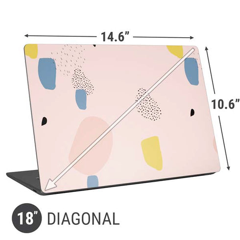 Pastel Polka Dot Universal Laptop 18in (14.6 x 10.6in) Skin
