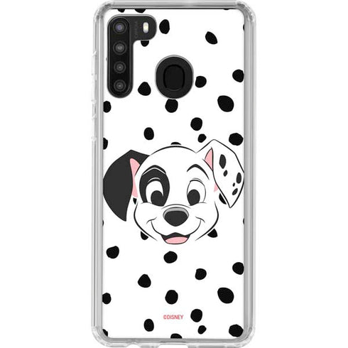 Disney 101 Dalmatians Patch Portrait Galaxy A21 Clear Case