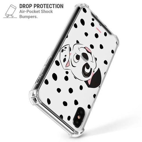 Disney 101 Dalmatians Patch Portrait iPhone XS Max Clear Case