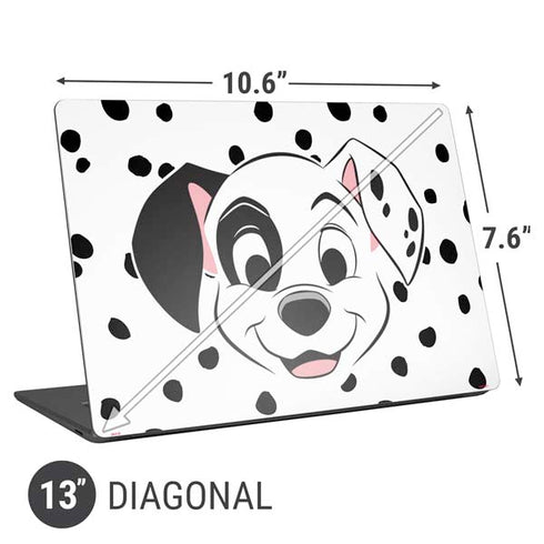 Disney 101 Dalmatians Patch Portrait Universal Laptop 13in (10.6 x 7.6in) Skin