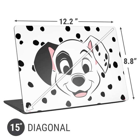 Disney 101 Dalmatians Patch Portrait Universal Laptop 15in (12.2 x 8.8in) Skin