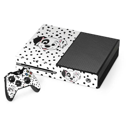 Disney 101 Dalmatians Patch Portrait Xbox One Console and Controller Bundle Skin