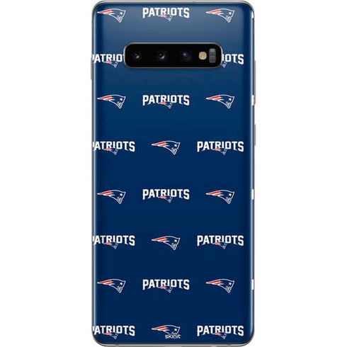 NFL New England Patriots Blitz Series Galaxy S10 Plus Skin