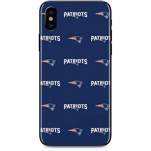 NFL New England Patriots Blitz Series iPhone X Skin