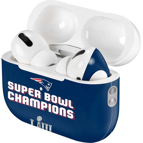 NFL Patriots Super Bowl LIII Champions AirPods Pro 2nd Gen Skin