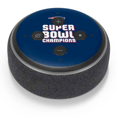 NFL Patriots Super Bowl LIII Champions Amazon Echo Dot Skin
