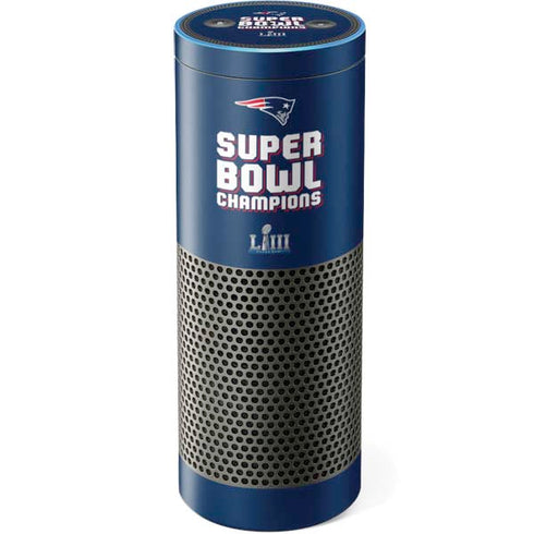 NFL Patriots Super Bowl LIII Champions Amazon Echo Skin