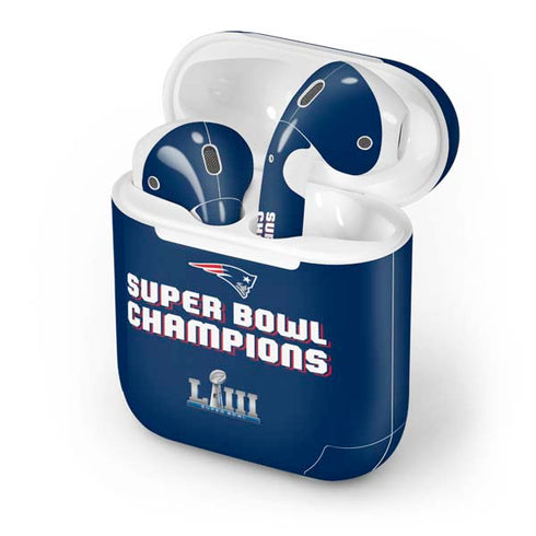 NFL Patriots Super Bowl LIII Champions Apple AirPods Skin