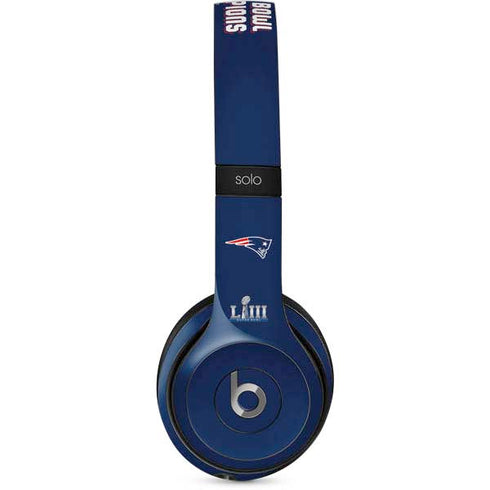 NFL Patriots Super Bowl LIII Champions Beats Solo 2 Wired Skin