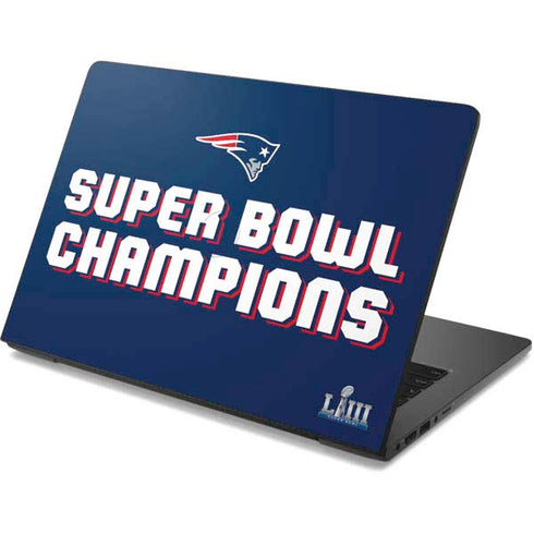 NFL Patriots Super Bowl LIII Champions Dell Chromebook Skin