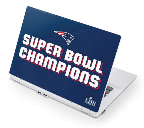 NFL Patriots Super Bowl LIII Champions Acer Chromebook Skin