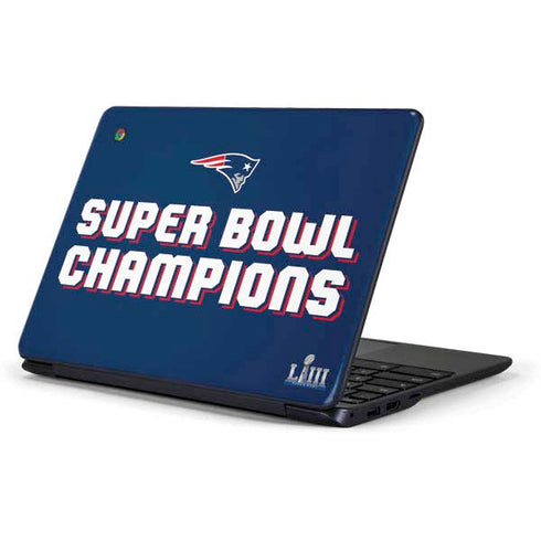 NFL Patriots Super Bowl LIII Champions Samsung Chromebook Skin
