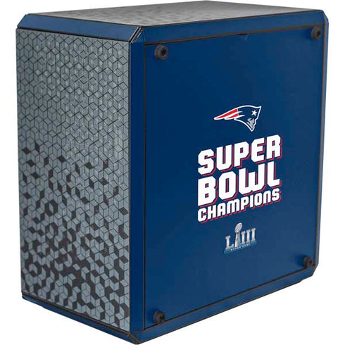 NFL Patriots Super Bowl LIII Champions Cooler Master MasterBox Q300L Mini Tower Skin