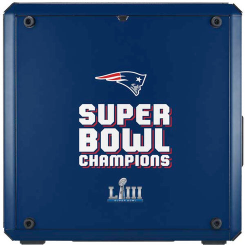 NFL Patriots Super Bowl LIII Champions Cooler Master MasterBox Q300L Mini Tower Skin