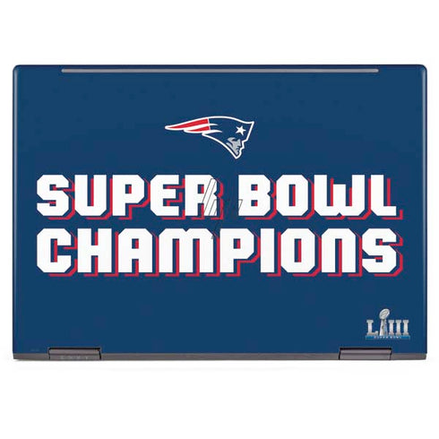 NFL Patriots Super Bowl LIII Champions HP Envy Skin