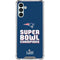NFL Patriots Super Bowl LIII Champions Galaxy A13 5G Clear Case