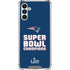 NFL Patriots Super Bowl LIII Champions Galaxy A13 5G Clear Case