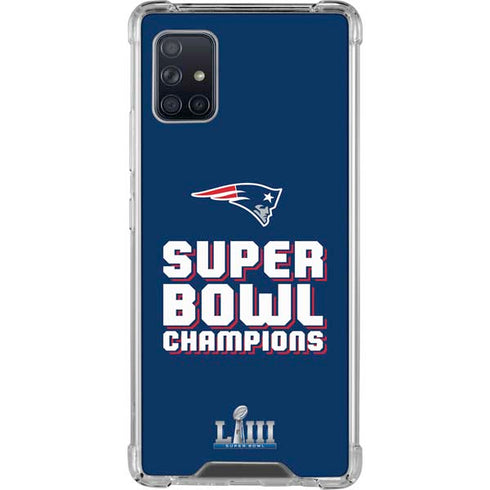 NFL Patriots Super Bowl LIII Champions Galaxy A51 5G Clear Case
