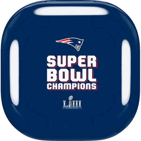 NFL Patriots Super Bowl LIII Champions Galaxy Buds Live Skin