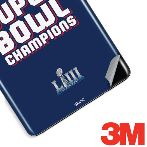 NFL Patriots Super Bowl LIII Champions Galaxy Note 8 Skin