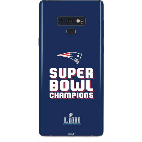NFL Patriots Super Bowl LIII Champions Galaxy Note 9 Skin