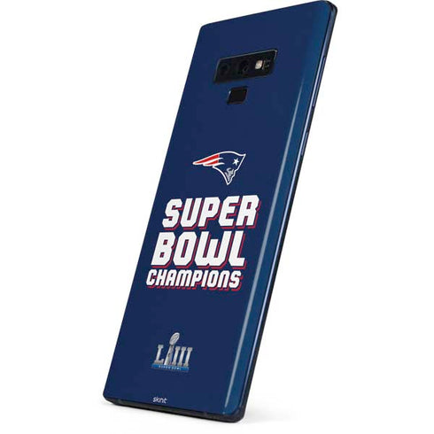 NFL Patriots Super Bowl LIII Champions Galaxy Note 9 Skin