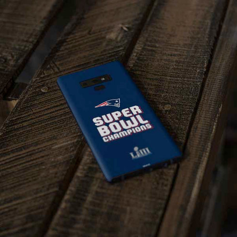 NFL Patriots Super Bowl LIII Champions Galaxy Note 9 Skin