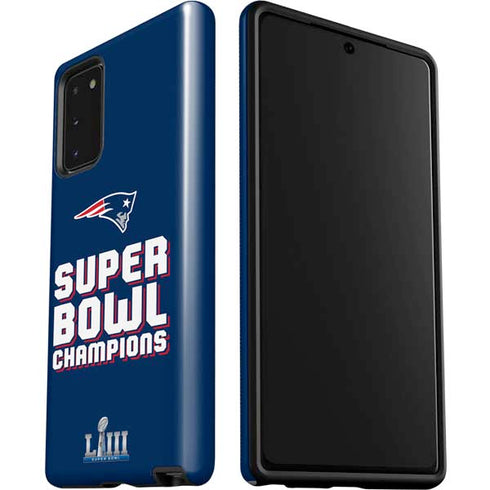 NFL Patriots Super Bowl LIII Champions Galaxy Note20 5G Pro Case