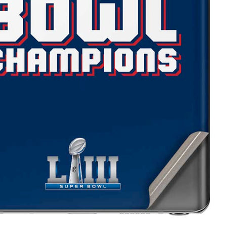 NFL Patriots Super Bowl LIII Champions Galaxy Note20 5G Skin