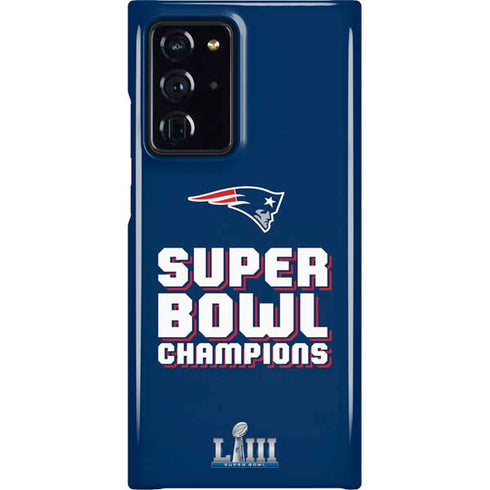 NFL Patriots Super Bowl LIII Champions Galaxy Note20 Ultra 5G Lite Case
