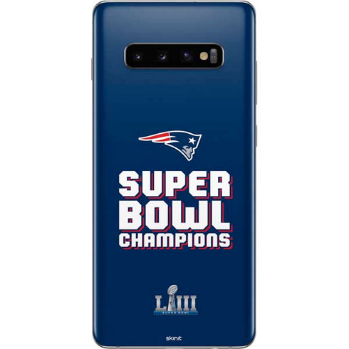 NFL Patriots Super Bowl LIII Champions Galaxy S10 Plus Skin