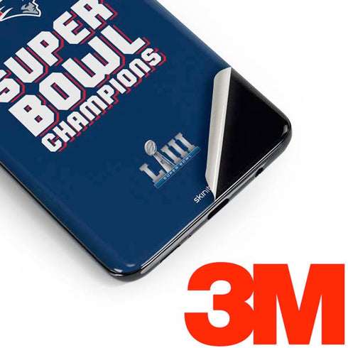 NFL Patriots Super Bowl LIII Champions Galaxy S10 Plus Skin