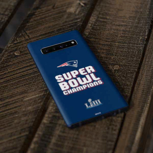 NFL Patriots Super Bowl LIII Champions Galaxy S10 Plus Skin