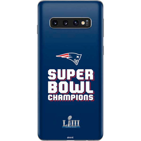 NFL Patriots Super Bowl LIII Champions Galaxy S10 Skin