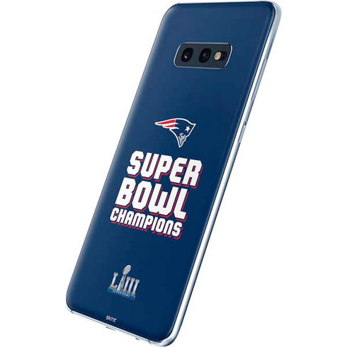 NFL Patriots Super Bowl LIII Champions Galaxy S10e Skin