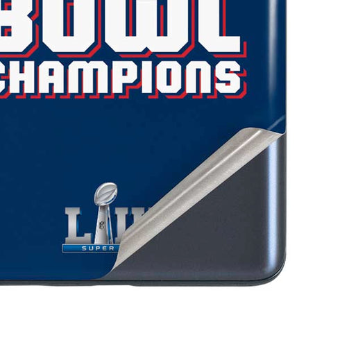 NFL Patriots Super Bowl LIII Champions Galaxy S20 Fan Edition Skin